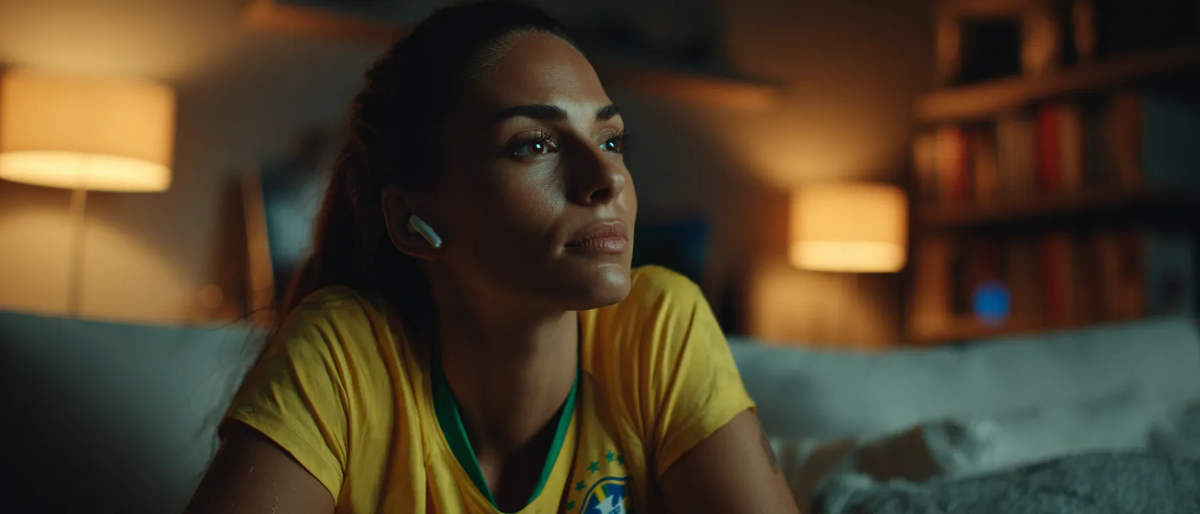 Fans connected through social audio for sport while watching a match at home